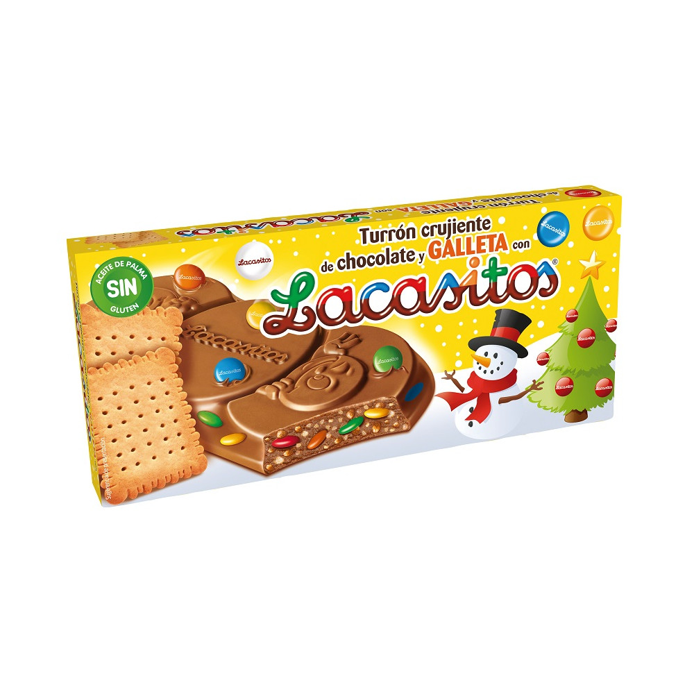 CAJA REGALO PERSONALIZADA CON CHOCOLATES DE NAVIDAD, TURRÓN Y BOMBONES