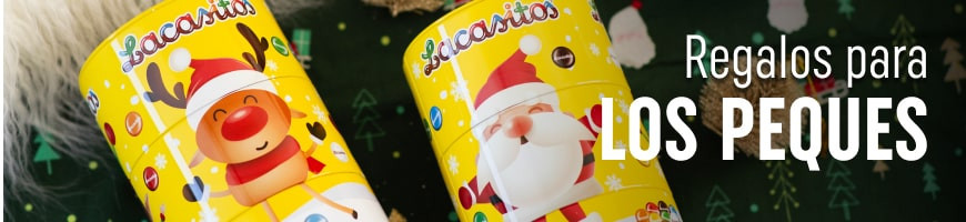 Regalos divertidos de Navidad para niños con Lacasitos y Conguitos
